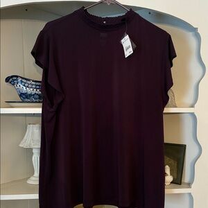 Versona Deep Purple Short Sleeve Top